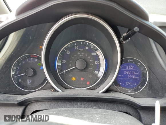 2016 Honda Fit EX with VIN JHMGK5H7XGX013605, listed as a Copart auction lot 53618305 with 46,273 mi miles and Salvage Title. Bid and sale history available at DreamBid. Image 9.