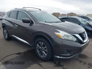 2016 Nissan Murano S with VIN 5N1AZ2MG6GN113182, listed as a IAAI auction lot 41733734 with 154,616 mi miles and . Bid and sale history available at carsss.com. Image 1.