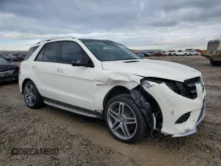 2018 Mercedes-Benz GLE 43 AMG with VIN 4JGDA6EB9JA996305, listed as a Copart auction lot 44538815 with 67,610 mi miles and Salvage Title. Bid and sale history available at DreamBid. Image 4.