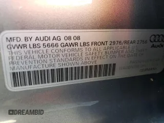 2008 Audi S6 z VIN WAUDN74F38N177048, wystawiony jako Copart lot #57486874 z przebiegiem 116 206 mil mil oraz Szkody całkowita. Historia ofert i sprzedaży dostępna na DreamBid. Obrazek 12.