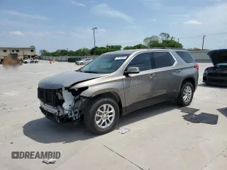 2019 Chevrolet Traverse LT z VIN 1GNERHKW1KJ223969, wystawiony jako Copart lot #53754055 z przebiegiem 22 344 mil mil oraz Szkoda całkowita • Salvage title. Historia ofert i sprzedaży dostępna na DreamBid. Obrazek 1.