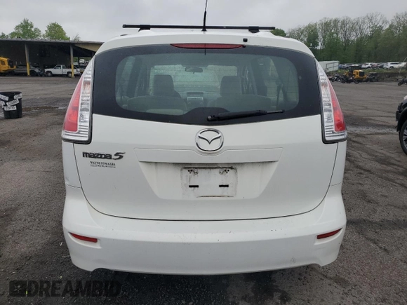 2010 Mazda 5 Sport with VIN JM1CR2WL7A0381699, listed as a Copart auction lot 55905355 with 99,436 mi miles and Clean Title. Bid and sale history available at DreamBid. Image 6.