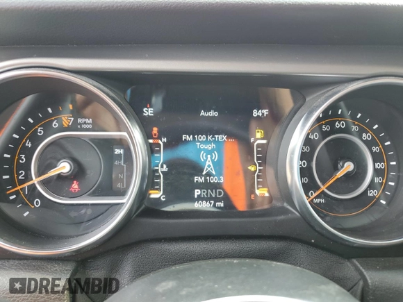 2021 Jeep Gladiator Sport S z VIN 1C6JJTAG3ML550206, wystawiony jako Copart lot #45973855 z przebiegiem 60 867 mil mil oraz Szkoda całkowita • Salvage title. Historia ofert i sprzedaży dostępna na DreamBid. Obrazek 9.