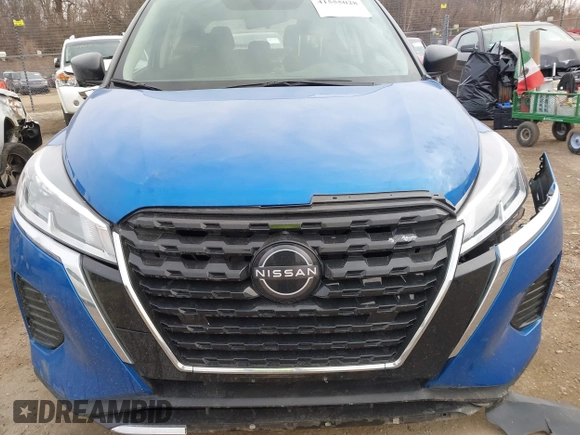 2022 Nissan Kicks S with VIN 3N1CP5BV0NL506455, listed as a IAAI auction lot 41555028 with 31,660 mi miles and . Bid and sale history available at carsss.com. Image 12.