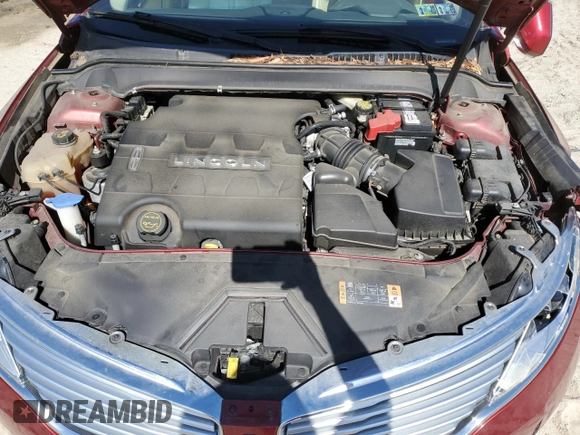 2014 Lincoln MKZ with VIN 3LN6L2GK4ER817320, listed as a Copart auction lot 54834135 with 76,439 mi miles and Salvage title. Bid and sale history available at DreamBid. Image 11.