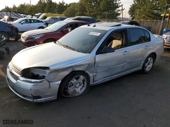 2004 Chevrolet Malibu LT with VIN 1G1ZU54834F122047, listed as a Copart auction lot 65929704 with 0 mi miles and Clean Title. Bid and sale history available at carsss.com. Image 1.