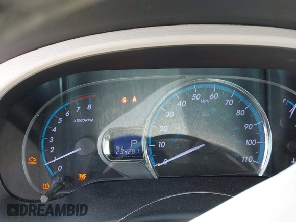 2012 Toyota Sienna XLE AAS with VIN 5TDYK3DCXCS202574, listed as a IAAI auction lot 42714762 with 234,287 mi miles and . Bid and sale history available at DreamBid. Image 16.