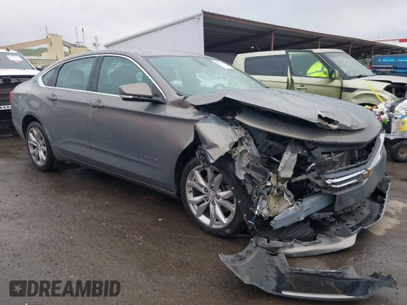 2017 Chevrolet Impala LT with VIN 2G1105S33H9162787, listed as a IAAI auction lot 41806452 with 160,909 mi miles and . Bid and sale history available at DreamBid. Image 1.