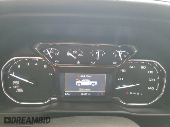 2021 GMC Sierra 1500 with VIN 1GTP8CET3MZ123515, listed as a Copart auction lot 87723335 with 56,439 mi miles and Clean Title. Bid and sale history available at DreamBid. Image 9.
