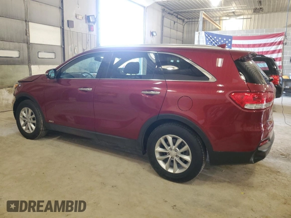 2017 Kia Sorento LX with VIN 5XYPGDA35HG331060, listed as a Copart auction lot 50092745 with 50,833 mi miles and Salvage Title. Bid and sale history available at DreamBid. Image 2.