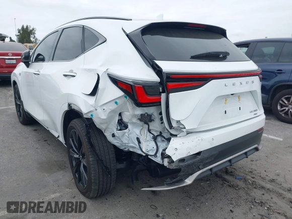 2025 Lexus NX with VIN 2T2KGCEZ4SC064091, listed as a IAAI auction lot 41882269 with 4,920 mi miles. Bid and sale history available at carsss.com. Image 6.