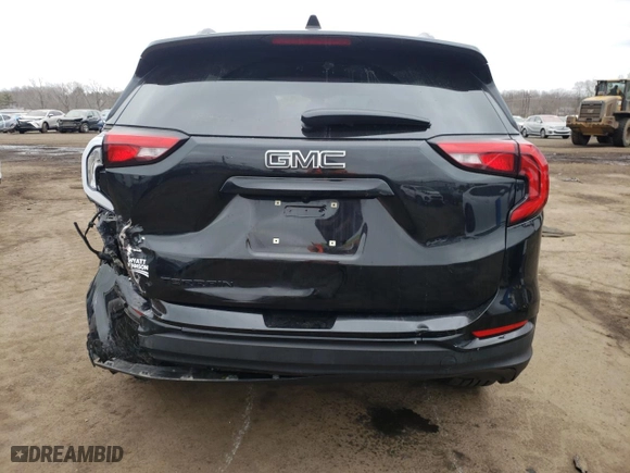 2020 GMC Terrain SLE with VIN 3GKALMEV5LL315962, listed as a Copart auction lot 47983345 with 51,257 mi miles and Salvage Title. Bid and sale history available at carsss.com. Image 6.