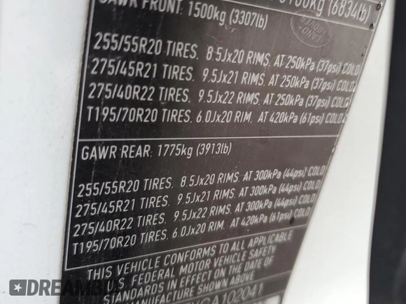 2016 Land Rover Range Rover Sport V8 Dynamic with VIN SALWR2EFXGA102041, listed as a Copart auction lot 49331335 with 95,391 mi miles and Salvage Title. Bid and sale history available at carsss.com. Image 14.