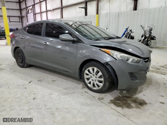 2012 Hyundai Elantra GLS PZEV with VIN 5NPDH4AE9CH135271, listed as a Copart auction lot 83614384 with 166,623 mi miles and Salvage Title. Bid and sale history available at carsss.com. Image 4.