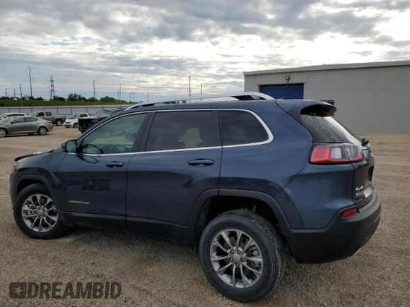 2019 Jeep Cherokee Latitude Plus z VIN 1C4PJMLX2KD371491, wystawiony jako Copart lot #58732495 z przebiegiem 22 748 mil mil oraz Szkoda całkowita • Salvage title. Historia ofert i sprzedaży dostępna na DreamBid. Obrazek 2.