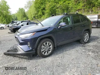 2024 Toyota RAV4 XLE Premium with VIN 2T3A1RFV5RW478819, listed as a Copart auction lot 56818695 with 14,570 mi miles and Salvage title. Bid and sale history available at DreamBid. Image 1.
