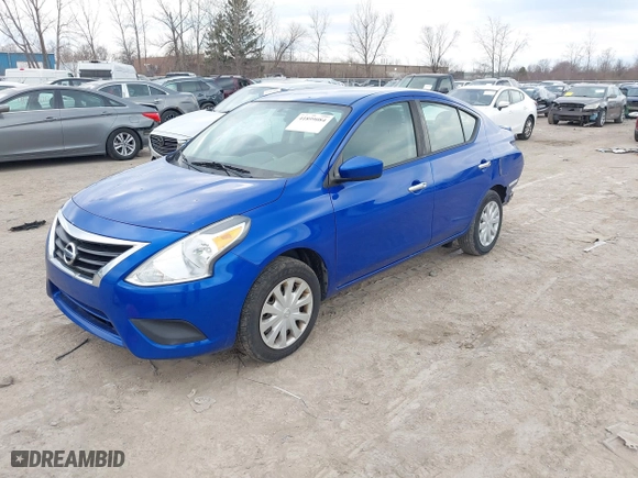 2017 Nissan Versa Sedan SV with VIN 3N1CN7AP2HL876265, listed as a IAAI auction lot 41899084 with 104,833 mi miles. Bid and sale history available at carsss.com. Image 18.