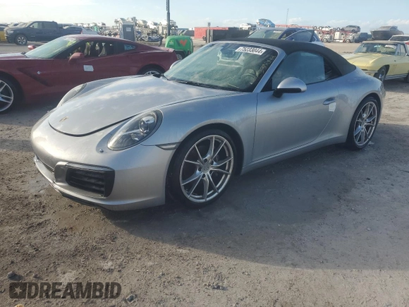 2017 Porsche 911 Carrera with VIN WP0CA2A9XHS141399, listed as a Copart auction lot 75233044 with Not Provided miles and Salvage Title. Bid and sale history available at DreamBid. Image 1.