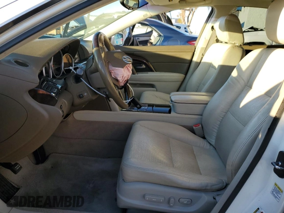 2012 Acura RL Technology with VIN JH4KB2F6XCC000213, listed as a Copart auction lot 81556514 with 103,466 mi miles and Salvage Title. Bid and sale history available at DreamBid. Image 7.