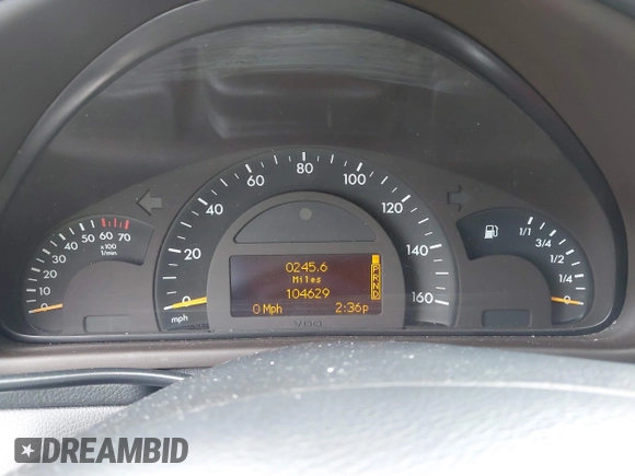 2004 Mercedes-Benz C 240 with VIN WDBRF81J74F451536, listed as a IAAI auction lot 41954471 with 104,629 mi miles and . Bid and sale history available at DreamBid. Image 7.