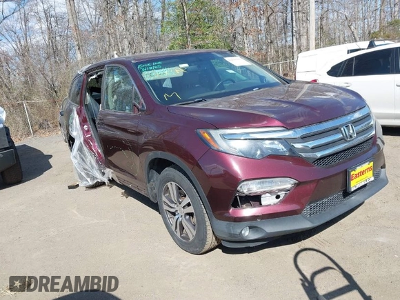 2016 Honda Pilot EX-L with VIN 5FNYF6H50GB061428, listed as a IAAI auction lot 41891865 with 149,390 mi miles. Bid and sale history available at carsss.com. Image 1.