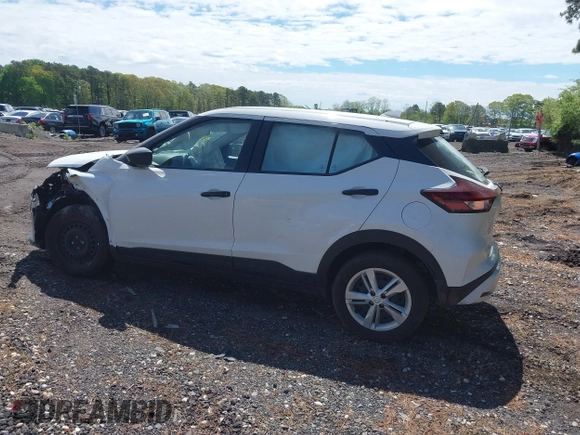 2024 Nissan Kicks S with VIN 3N1CP5BV7RL541662, listed as a IAAI auction lot 42186010 with 14,450 mi miles and . Bid and sale history available at DreamBid. Image 13.