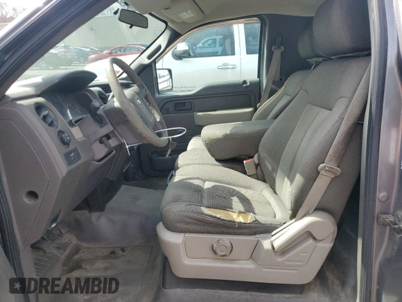 2010 Ford F-150 XL with VIN 1FTMF1C80AKB32382, listed as a Copart auction lot 49377225 with 174,520 mi miles and Salvage Title. Bid and sale history available at carsss.com. Image 7.