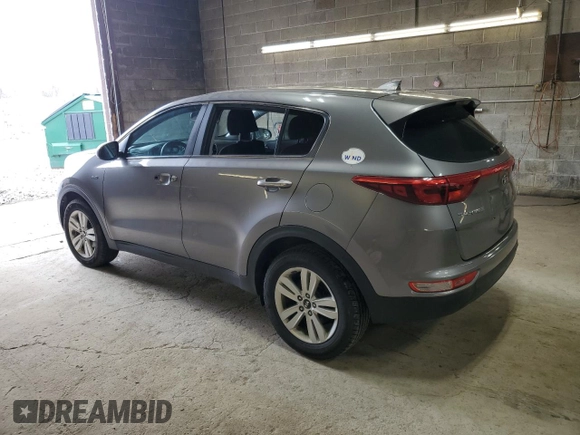 2018 Kia Sportage LX with VIN KNDPMCAC0J7440502, listed as a Copart auction lot 50199215 with 117,566 mi miles and Salvage Title. Bid and sale history available at carsss.com. Image 2.