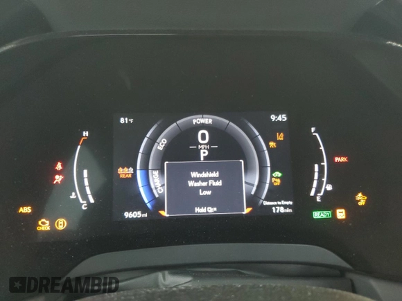 2024 Lexus RX 500h F Sport Performance z VIN 2T2BCMEA2RC019916, wystawiony jako Copart lot #62844615 z przebiegiem 9 605 mil mil oraz Szkoda całkowita • Salvage title. Historia ofert i sprzedaży dostępna na DreamBid. Obrazek 9.
