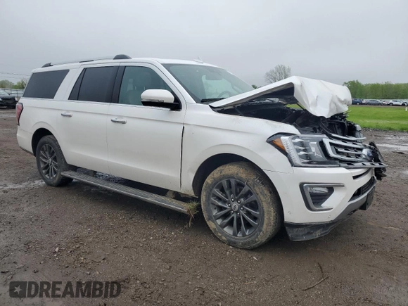 2019 Ford Expedition Max Limited with VIN 1FMJK2AT4KEA03732, listed as a Copart auction lot 55733215 with 76,962 mi miles and Salvage title. Bid and sale history available at DreamBid. Image 4.