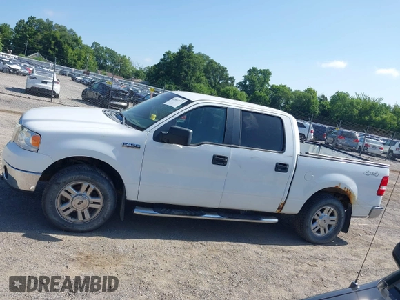 2008 Ford F-150 XLT with VIN 1FTPW14V28FB51861, listed as a IAAI auction lot 42802872 with 183,092 mi miles and . Bid and sale history available at DreamBid. Image 14.