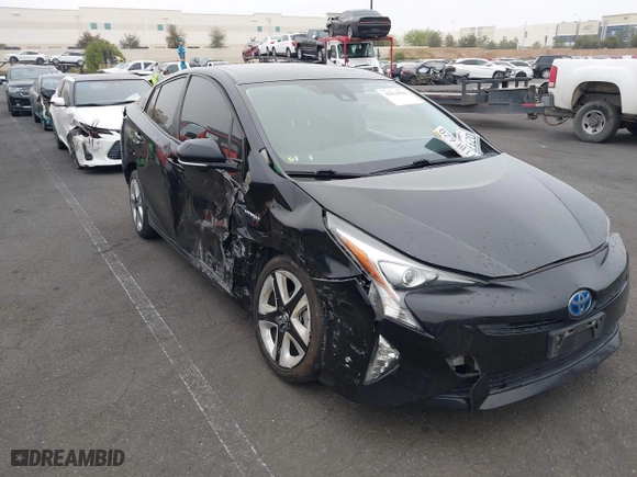 2016 Toyota Prius Four with VIN JTDKARFU5G3018264, listed as a IAAI auction lot 42034508 with 98,071 mi miles. Bid and sale history available at carsss.com. Image 1.