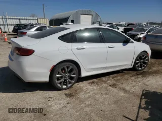 2015 Chrysler 200 S with VIN 1C3CCCBB8FN563608, listed as a Copart auction lot 49098325 with 157,780 mi miles and Salvage Title. Bid and sale history available at carsss.com. Image 3.
