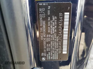 2010 BMW 3 Series 335i with VIN WBAWL7C54AP476419, listed as a Copart auction lot 71818174 with 95,075 mi miles and Salvage Title. Bid and sale history available at carsss.com. Image 12.