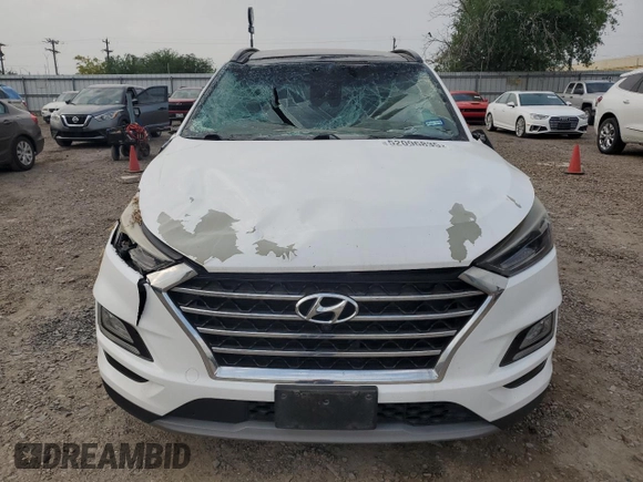 2019 Hyundai Tucson Ultimate with VIN KM8J3CAL9KU038727, listed as a Copart auction lot 52096835 with 0 mi miles and Salvage Title. Bid and sale history available at carsss.com. Image 5.