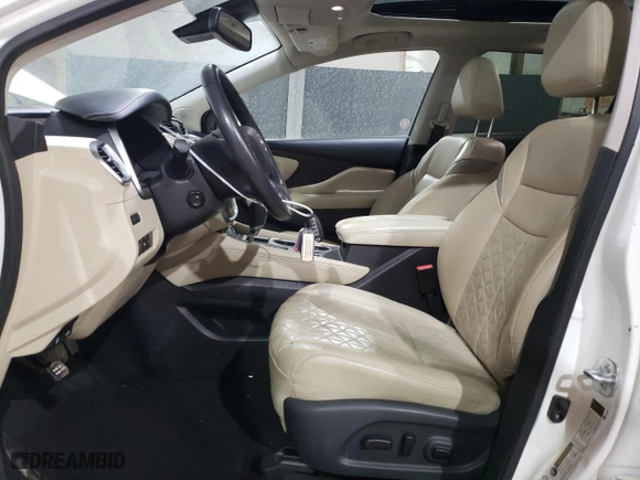 2023 Nissan Murano Platinum with VIN 5N1AZ2DJ8PC127625, listed as a Copart auction lot 43221825 with 66,476 mi miles and Salvage Title. Bid and sale history available at carsss.com. Image 7.