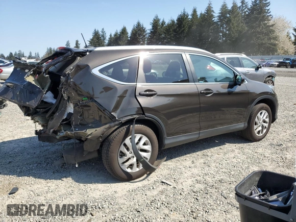 2015 Honda CR-V EX-L with VIN 2HKRM4H77FH652954, listed as a Copart auction lot 54355975 with 66,308 mi miles and Salvage Title. Bid and sale history available at carsss.com. Image 3.