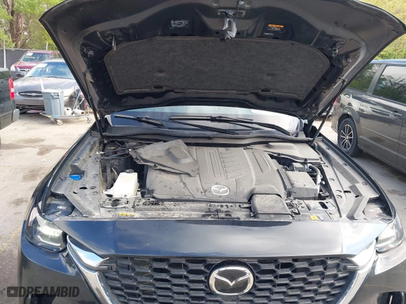 2024 Mazda CX-90 3.3 Turbo Select with VIN JM3KKAHD6R1127138, listed as a IAAI auction lot 42075856 with 26,476 mi miles. Bid and sale history available at carsss.com. Image 10.