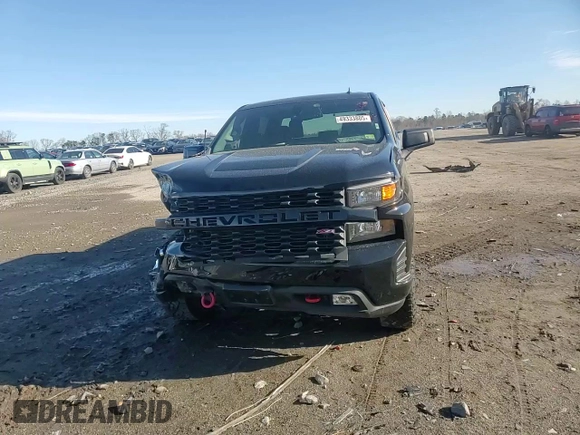 2020 Chevrolet Silverado 1500 Custom Trail Boss with VIN 1GCPYCEF5LZ104103, listed as a Copart auction lot 49333805 with 43,141 mi miles and Salvage Title. Bid and sale history available at DreamBid. Image 11.
