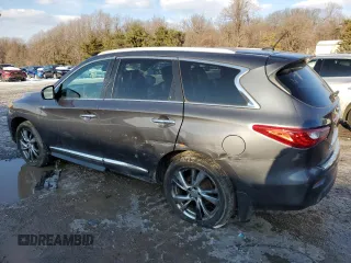 2013 Infiniti JX35 with VIN 5N1AL0MM1DC353646, listed as a Copart auction lot 42265835 with 153,412 mi miles and Clean Title. Bid and sale history available at carsss.com. Image 2.