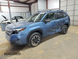 2025 Subaru Forester Premium with VIN JF2SLDBC2SH415096, listed as a Copart auction lot 50950675 with 7,749 mi miles and Salvage Title. Bid and sale history available at carsss.com. Image 1.