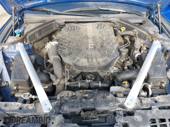 2019 Genesis G70 Advanced with VIN KMTG74LE4KU032620, listed as a IAAI auction lot 42211639 with 59,132 mi miles and . Bid and sale history available at DreamBid. Image 10.
