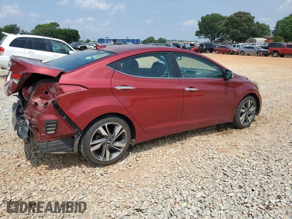 2014 Hyundai Elantra SE with VIN 5NPDH4AE4EH481375, listed as a Copart auction lot 58931095 with 187,303 mi miles and Salvage title. Bid and sale history available at DreamBid. Image 3.