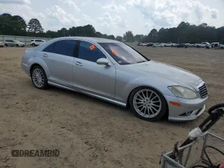 2007 Mercedes-Benz S 550 with VIN WDDNG86X27A107226, listed as a Copart auction lot 59608525 with Not provided miles and Clean title. Bid and sale history available at DreamBid. Image 4.