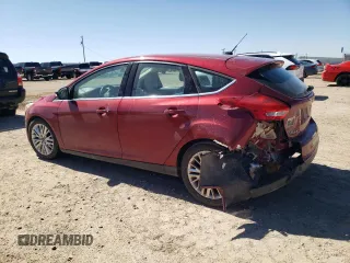 2017 Ford Focus Titanium with VIN 1FADP3N23HL268209, listed as a Copart auction lot 48668865 with 107,339 mi miles and Salvage Title. Bid and sale history available at carsss.com. Image 2.