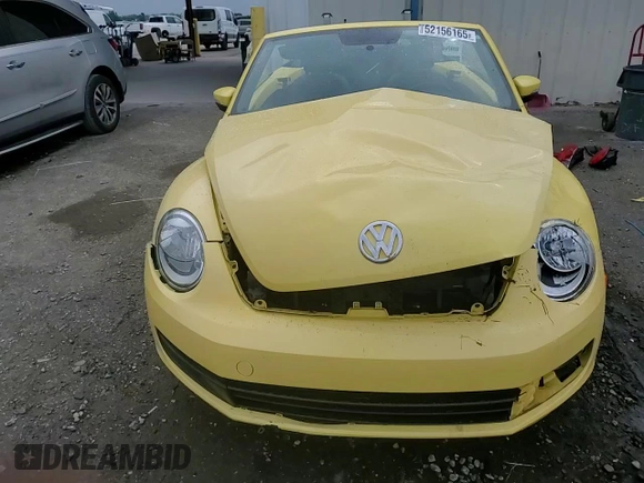 2013 Volkswagen Beetle 2.5L with VIN 3VW5P7AT6DM812504, listed as a Copart auction lot 52156165 with 53,682 mi miles and Salvage Title. Bid and sale history available at DreamBid. Image 14.