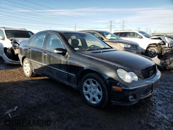 2006 Mercedes-Benz C 280 Luxury with VIN WDBRF92H76F786736, listed as a Copart auction lot 89199295 with 99,496 mi miles and Salvage Title. Bid and sale history available at DreamBid. Image 4.
