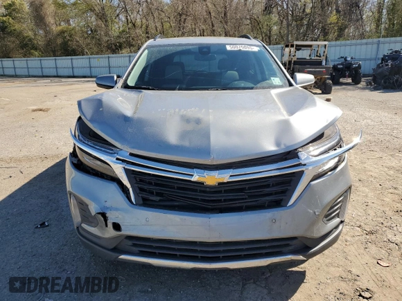 2023 Chevrolet Equinox LT with VIN 3GNAXKEG0PS141159, listed as a Copart auction lot 50070095 with 45,511 mi miles and Salvage Title. Bid and sale history available at carsss.com. Image 5.