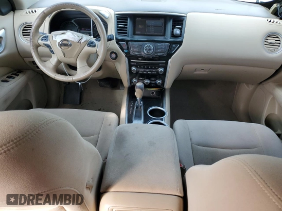 2014 Nissan Pathfinder Platinum with VIN 5N1AR2MN6EC616668, listed as a Copart auction lot 60148785 with 139,289 mi miles and Salvage title. Bid and sale history available at DreamBid. Image 8.