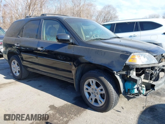 2005 Acura MDX Touring with VIN 2HNYD18985H520296, listed as a IAAI auction lot 41133862 with 173,318 mi miles. Bid and sale history available at carsss.com. Image 1.